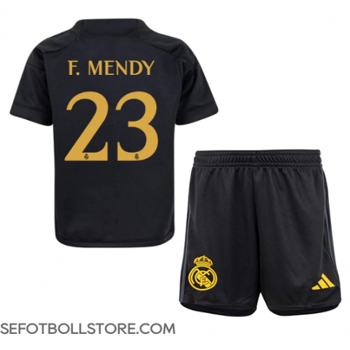 Real Madrid Ferland Mendy #23 Replika babykläder Tredjeställ Barn 2023-24 Kortärmad (+ korta byxor)